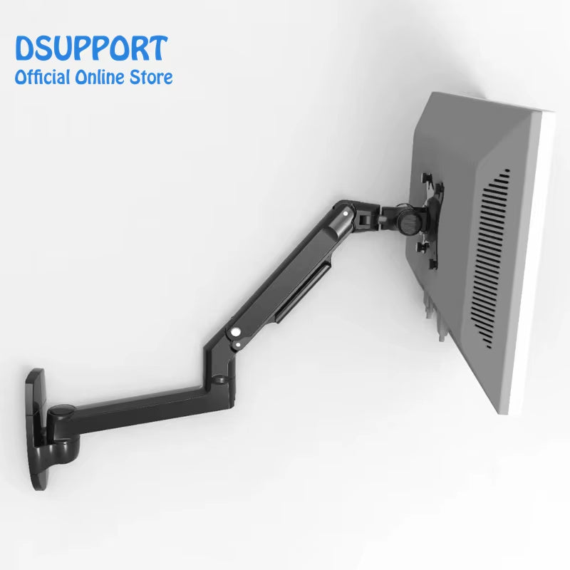 Wall Mount Ultra Long Aluminum Alloy Mechanical Spring Arm Monitor Support Full Motion Monitor Holder Mount Bracket
