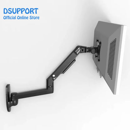 Wall Mount Ultra Long Aluminum Alloy Mechanical Spring Arm Monitor Support Full Motion Monitor Holder Mount Bracket